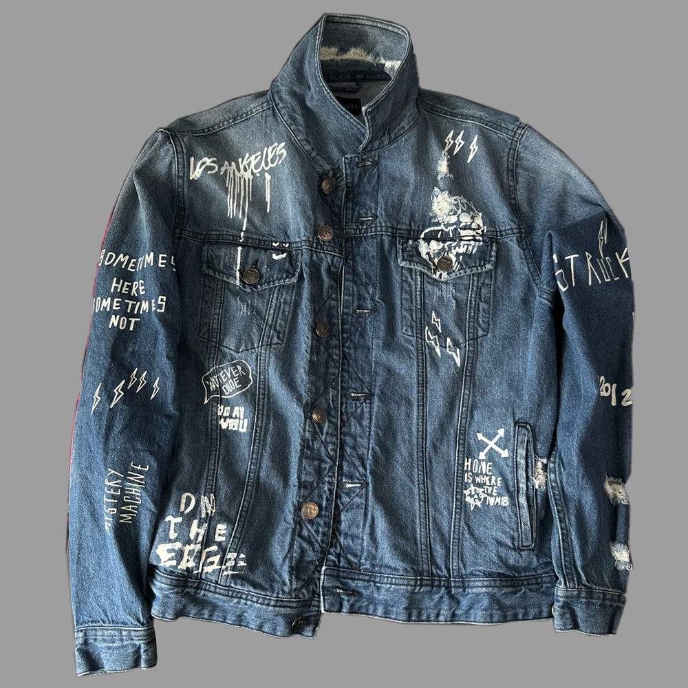 Distressed Denim Jacket